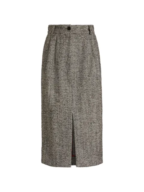 Dolce & Gabbana wool skirt Grey F4DF6TFCZAT