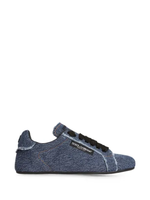 Dolce & Gabbana denim Portofino Soft sneakers Blue CS2471A0901