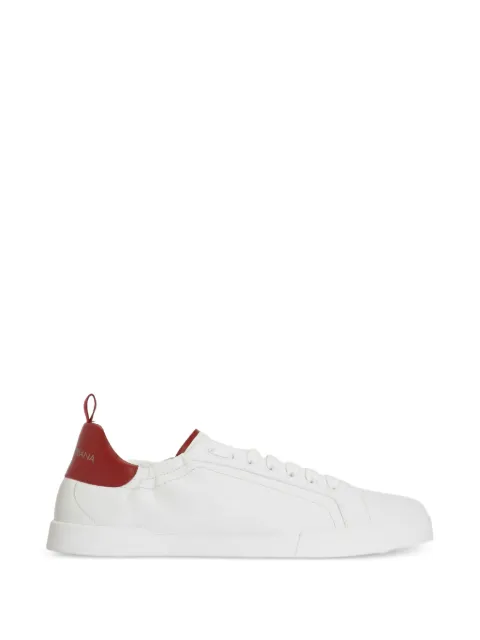 Dolce & Gabbana Portofino calfskin sneakers White CS2431A3S87
