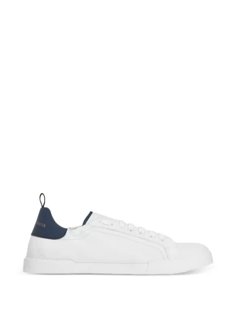 Dolce & Gabbana Portofino calfskin sneakers White CS2431A3S87