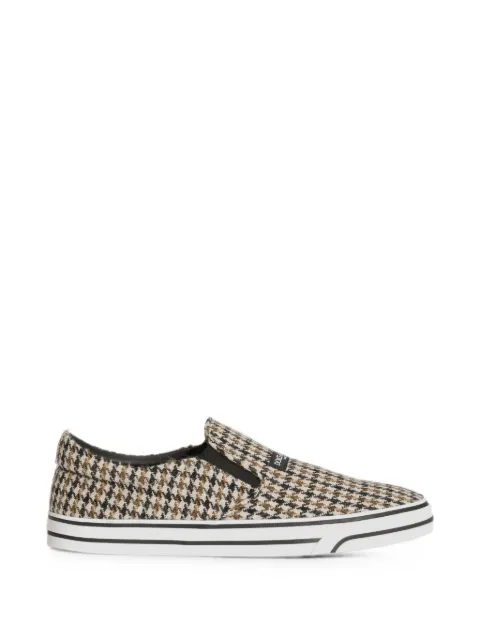 Dolce & Gabbana DG Sailing sneakers in houndstooth wool Neutrals CS2406A0953