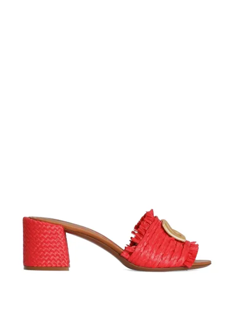Dolce & Gabbana raffia mules Red CR2035AN2178L302