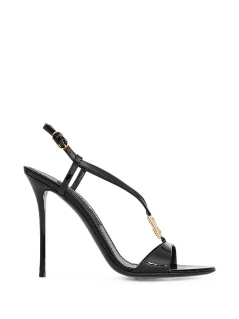 Dolce & Gabbana patent sandals Black CR2028A1471