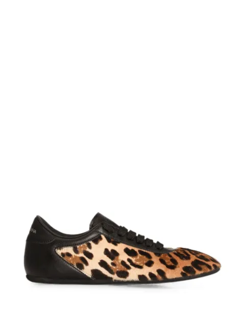 Dolce & Gabbana leo pony-hair ballet sneakers Neutrals CK2485A3S66