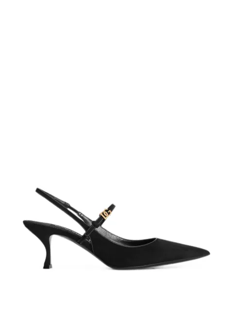 Dolce & Gabbana suede slingback pumps Black CG1068AQ134