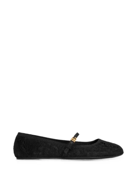 Dolce & Gabbana lace ballet flats Black CB0244A0611