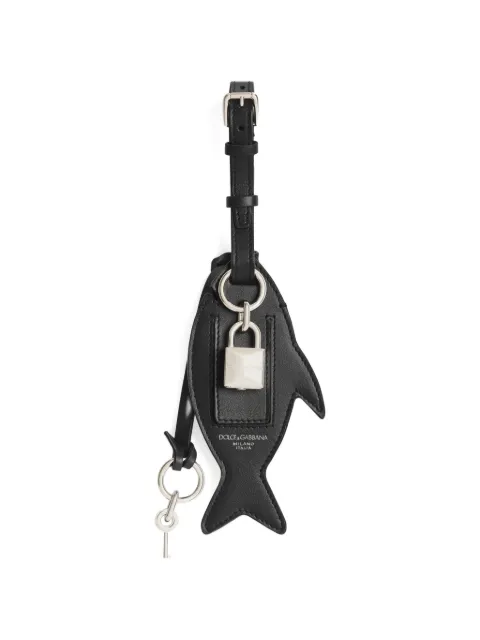 Dolce & Gabbana calfskin keychain Blue BP3462A0690