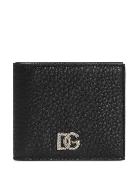 Dolce & Gabbana calfskin wallet with logo Black BP1321A037080999
