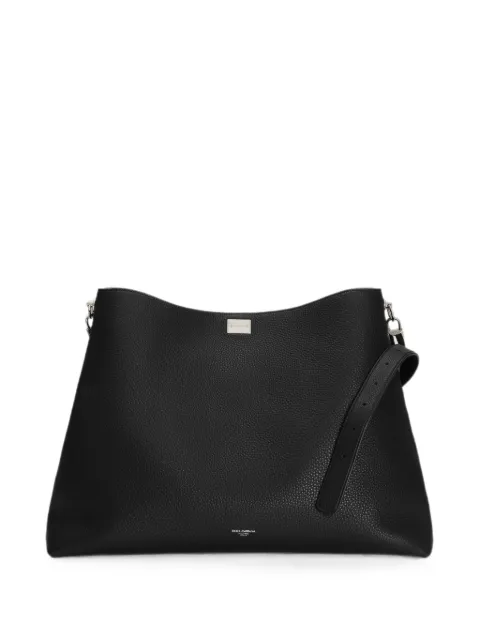 Dolce & Gabbana Vittoria shoulder and crossbody bag in calfskin Black BM2693A0370