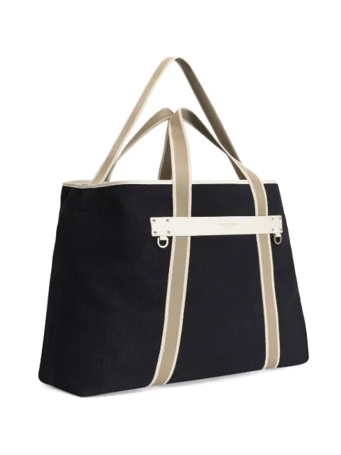 Dolce & Gabbana Essenza canvas shopping bag Black BM2614A0754