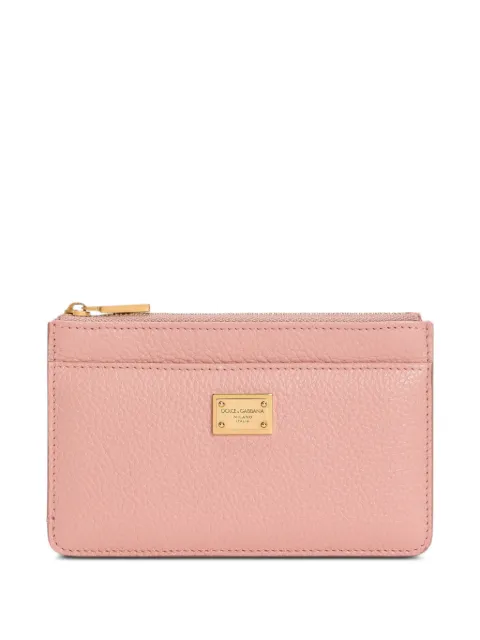 Dolce & Gabbana calfskin card holder Pink BI1261A0841