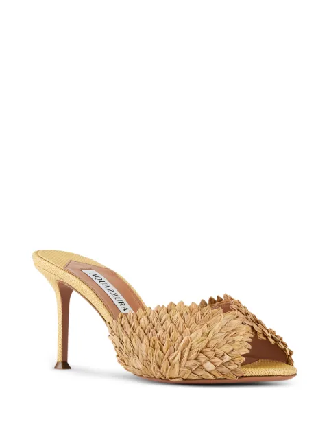 Aquazzura Rio Flirt heeled sandals Neutrals RFLMIDM0EYWNAT
