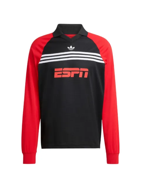 adidas logo-print long-sleeve t-shirt Black KE2137