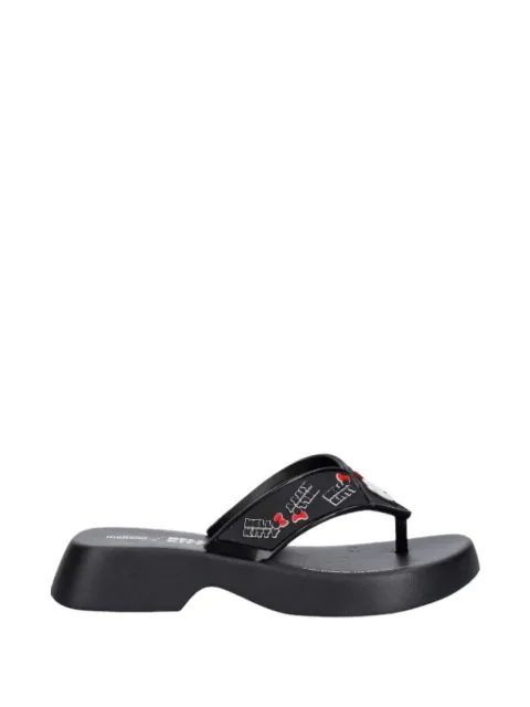 Melissa x Hello Kitty Flatform sandals Black 37992