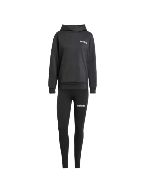 adidas logo hoodie Black JX0474