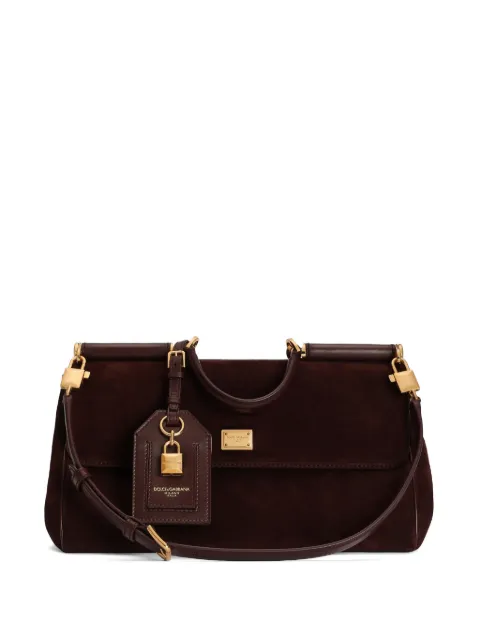 Dolce & Gabbana medium My Sicily handbag in split-calfskin Red BB7782BO903
