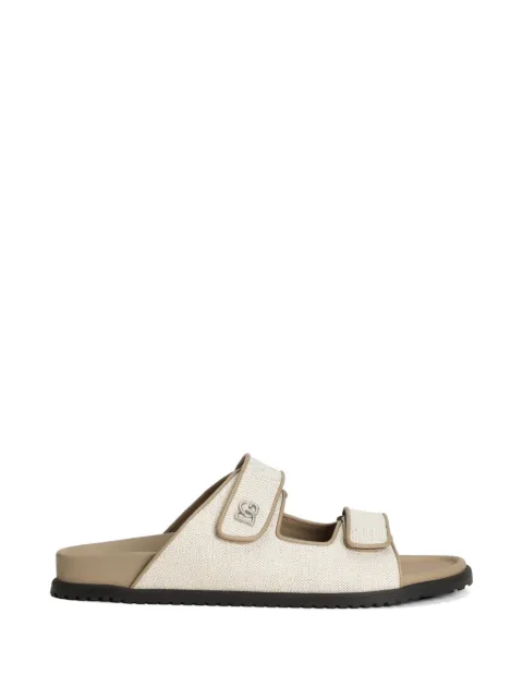Dolce & Gabbana canvas sandals White A80511AD504