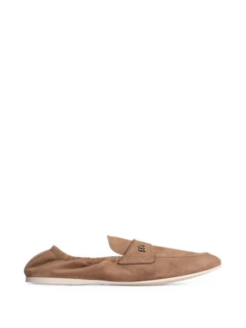 Dolce & Gabbana calfskin slippers Neutrals A50790AA415