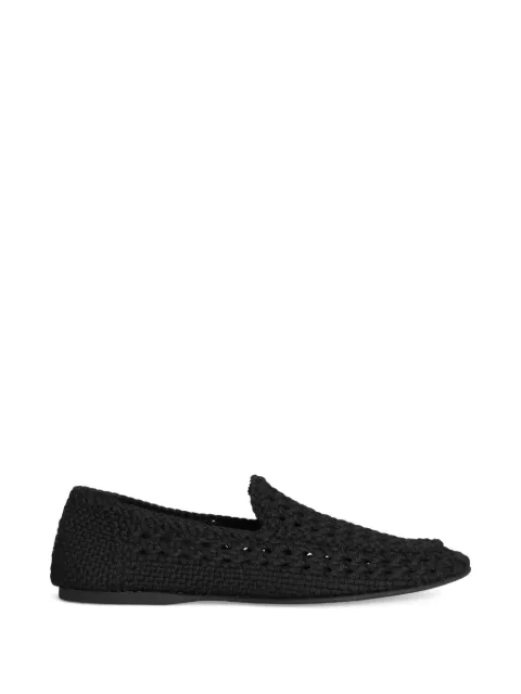 Dolce & Gabbana slippers in woven fabric Black A50774A0677