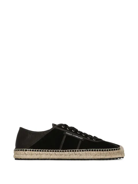 Dolce & Gabbana espadrilles in split Black A10914A0760