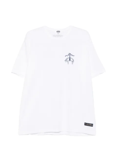 Junya Watanabe MAN Brooks Brothers logo-print T-shirt White WQT906