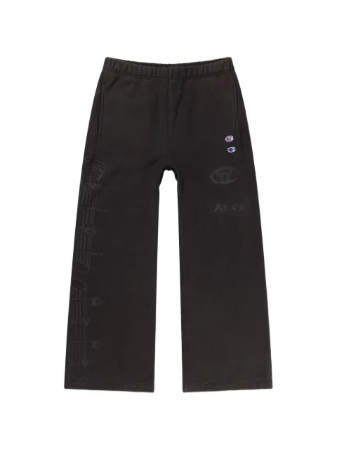 Champion logo-print trousers Brown 223590