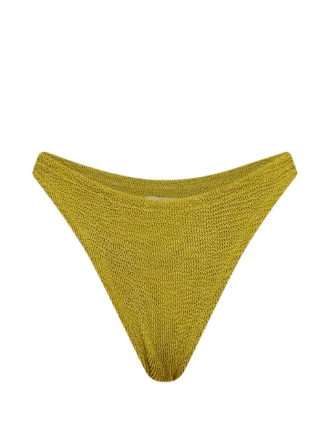 MC2 Saint Barth Naomi crinkle-effect bikini bottoms Green NAO0006