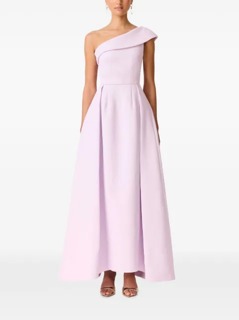 ELLIATT Saphine one-shoulder pleated maxi dress Pink E6032650