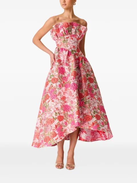 ELLIATT Floralie strapless midi dress Pink E6022615