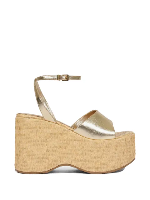 Schutz metallic-finish platform sandals Gold S2249200010004