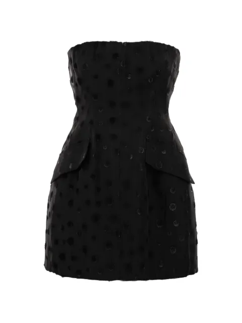 Sportmax polka-dot mini dress Black 2612221172600