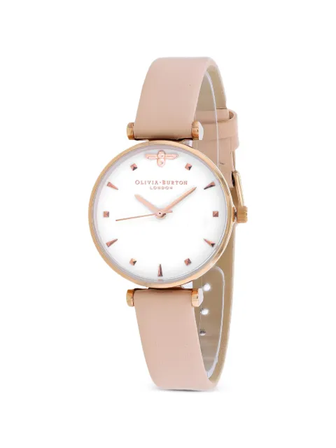 olivia burton 3D Bee 30mm watch White OB16AM95