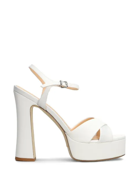 Chantal 14cm platform sandals White 3102