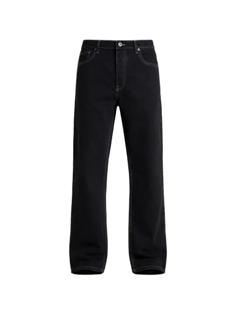 Off-White contrast-stitch jeans Black OMYA18JS26DEN001