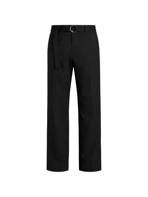 PT Torino belted straight-leg trousers Black ASHTZ00FWD