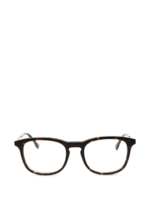 Lacoste tortoiseshell-effect round-frame glasses Brown L2889N030