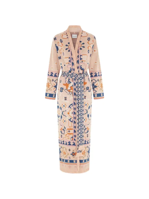 Hayley Menzies fringed coat Neutrals SS2601244KNLC