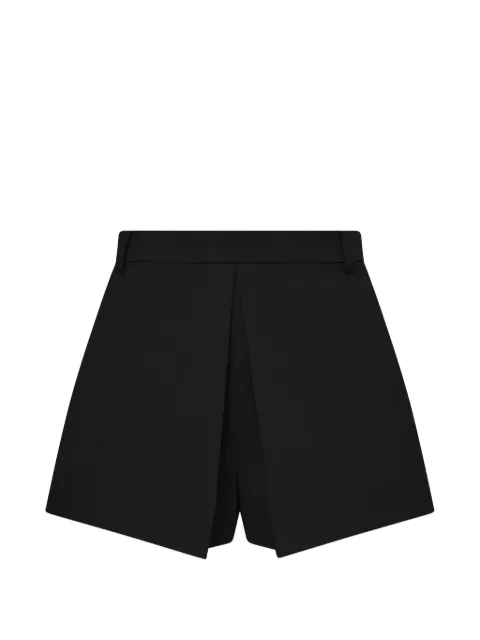 pushBUTTON pleated A-line shorts Black PB2620311W00311WBK