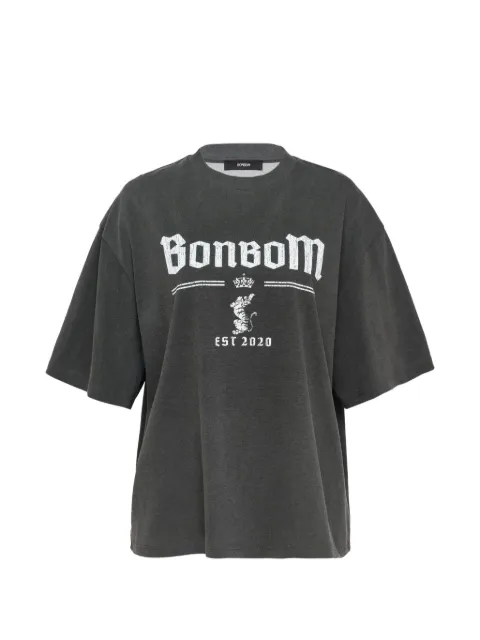 BONBOM logo-print cotton t-shirt Grey BET26TSHIRT2100CHARCOAL