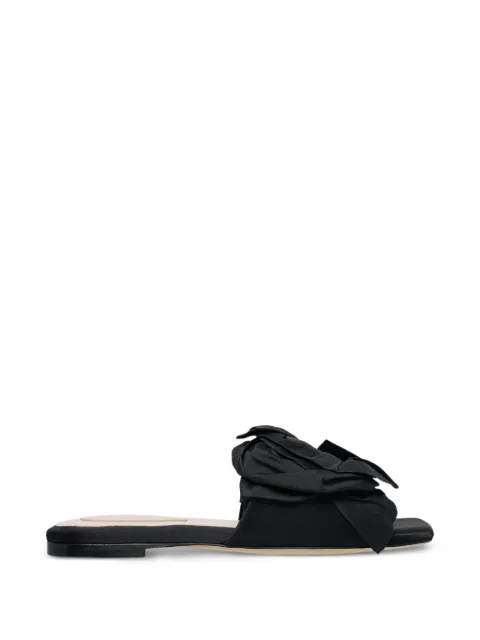 Simone Rocha pressed rosette sandals Black SLD56075500BLACKBLACK