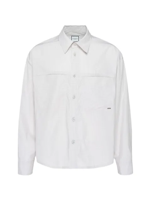 Wooyoungmi logo-detail long-sleeve shirt White W261SH0900831G