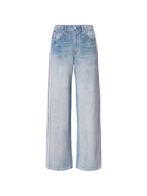 rag & bone Miramar side-stripe track pants Blue RC6026S7MTE