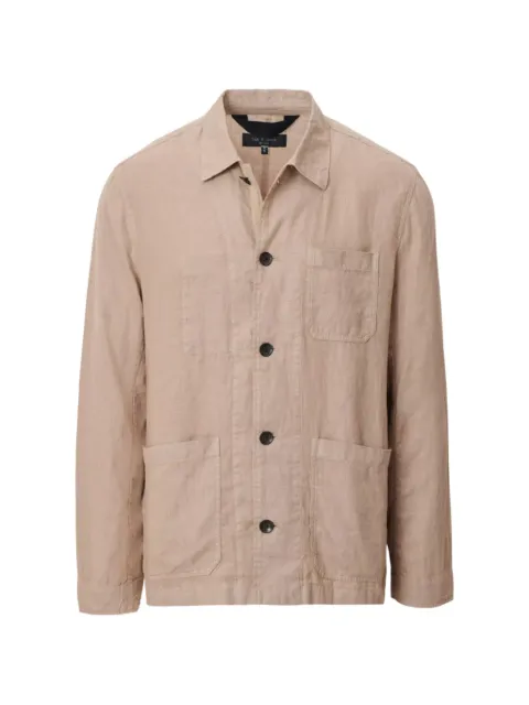 rag & bone Evan linen shirt jacket Neutrals RV9326S0MLN