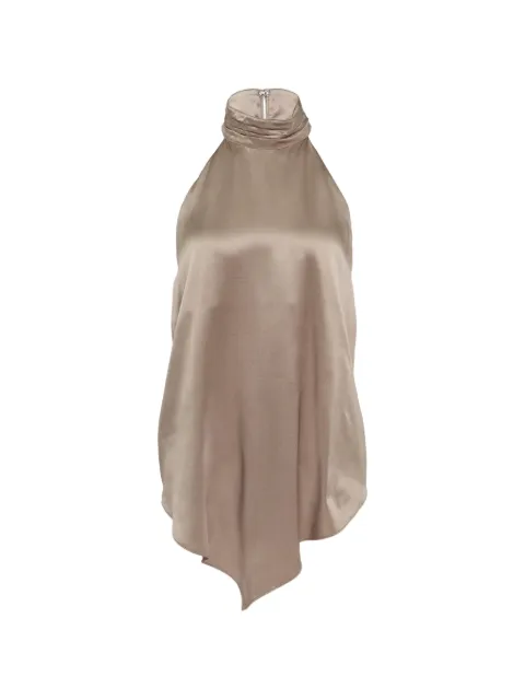 Club21 Collection Marina satin-finish top Grey MARTPL023