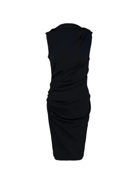 Club21 Collection draped sleeveless dress Black EVEDPL026BLACKSS26