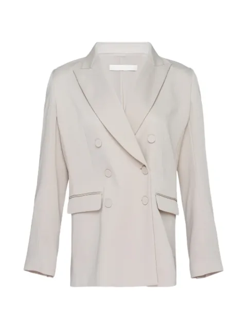 Club21 Collection Bianca double-breasted jacket Neutrals BIAJPL014STONESS26