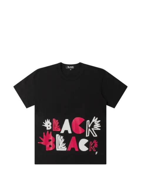 Black Comme Des Garçons logo-graphic T-shirt Black 1QT50405211A