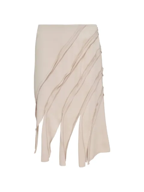 Club21 Collection Daisy midi skirt Neutrals DAISPL014STONESS26