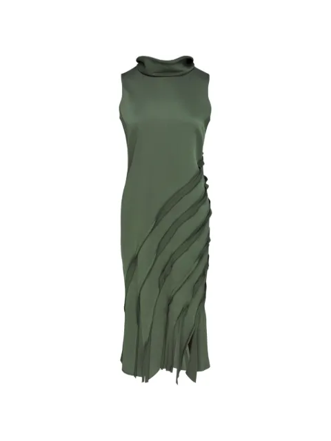 Club21 Collection Ava ruffled dress Green AVADPL014SAFARISS26