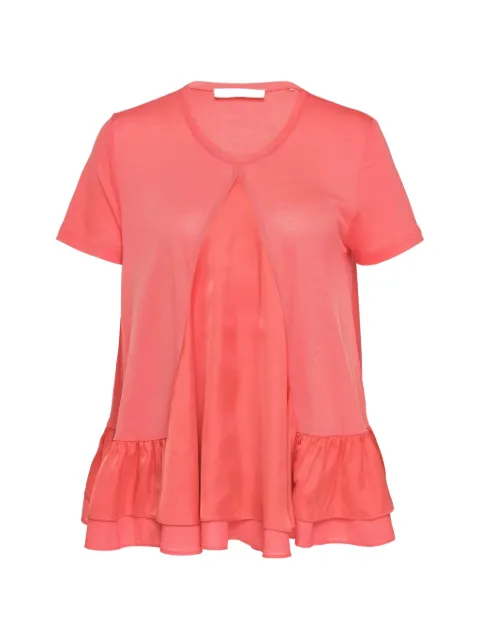 Club21 Collection Kayla ruffled top Pink KAYTPL025CORALSS26